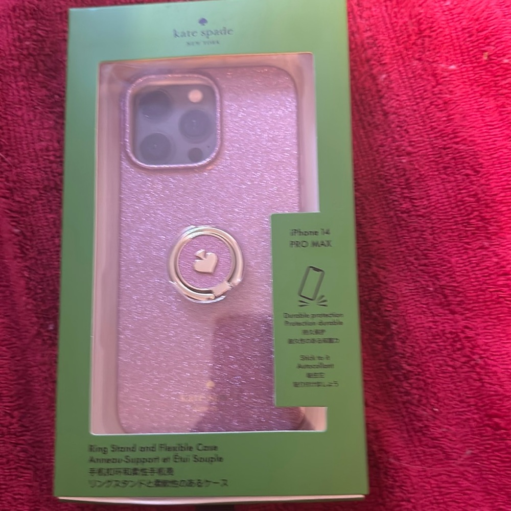 Kate Spade iPhone 14 Pro Max glitter case